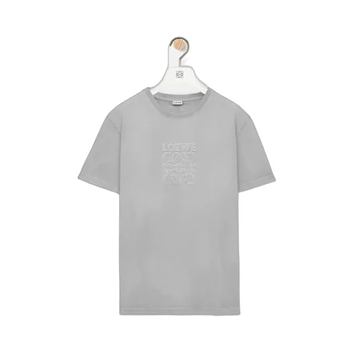 Anagram-Embroidered Crew Neck T-Shirt