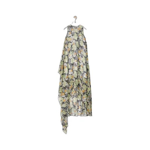Allover Daffodil Floral Printed Dress