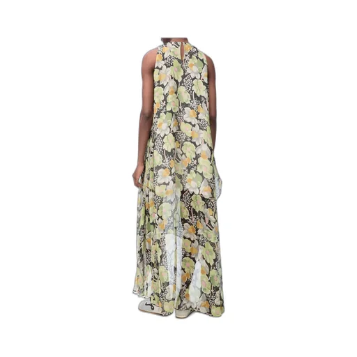 Allover Daffodil Floral Printed Dress