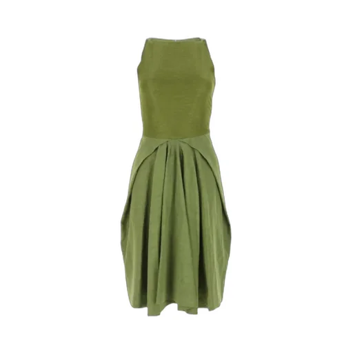 Logo Sleeveless Slim Dress