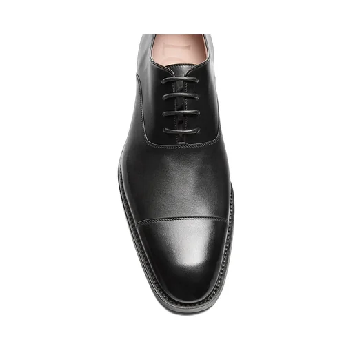 Crown Oxford In Shiny Calfskin