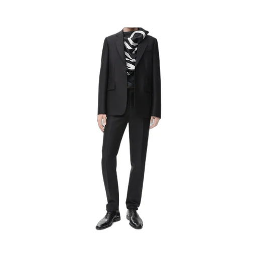 Trousers In Wool And Silk