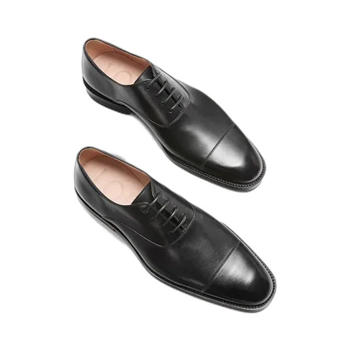 Crown Oxford In Shiny Calfskin
