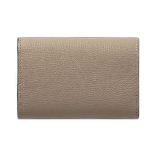 Anagram Small Vertical Wallet In Pebble Grained Calfskin