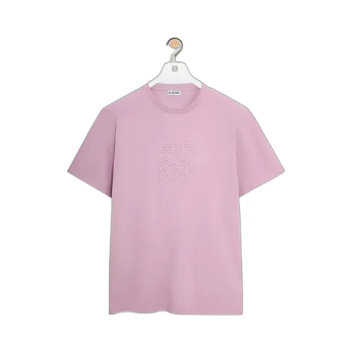 Anagram-Embroidered Crew Neck T-Shirt