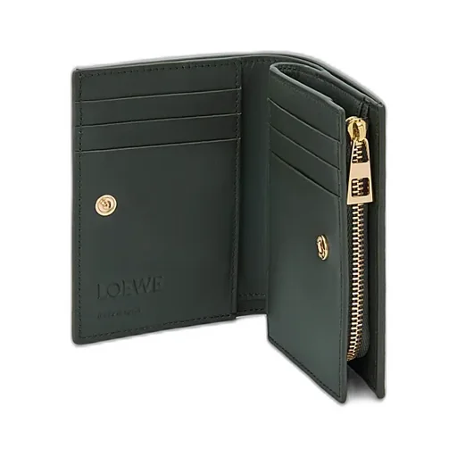 Compact Wallet In Nappa Calfskin