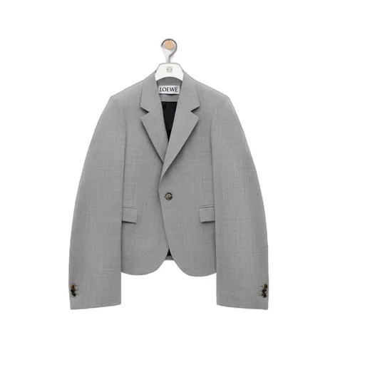 Single-Breasted Tailored Blazer