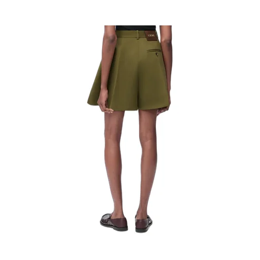 Trapeze Mid-Waist Shorts