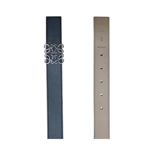 Reversible Anagram Belt In Smooth Calfskin
