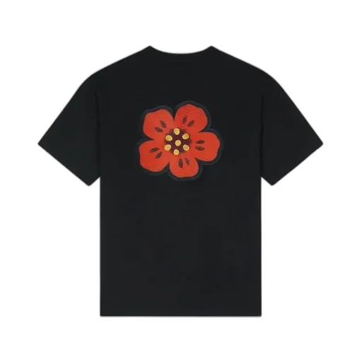 Boke Flower Embroidered T-Shirt