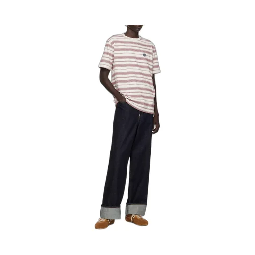 Turn Up Wide Fit Jeans In Japanese Denim