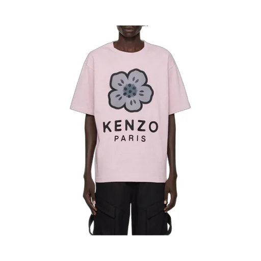 Boke Flower Embroidered Oversized T-Shirt