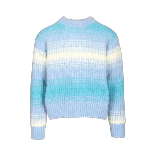 Kenzo Speed Stripe Jumper In Mixed Alpaca Wool