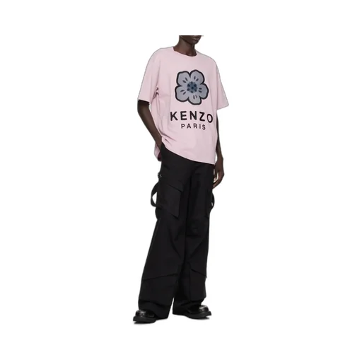 Boke Flower Embroidered Oversized T-Shirt