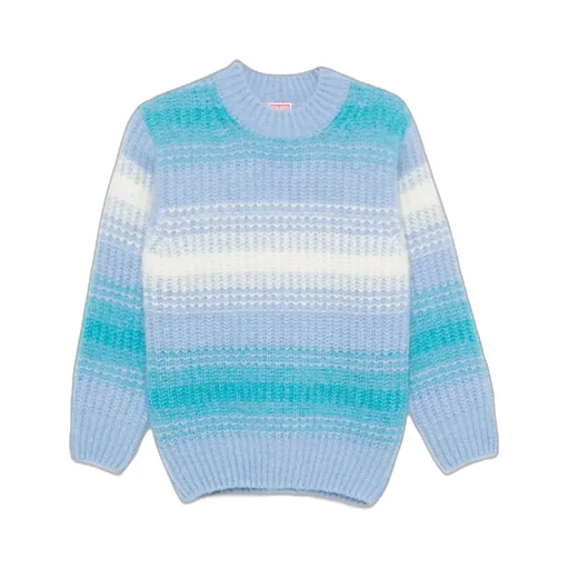 Hairy Knitted Jumper In Mixed Alpaca Wool