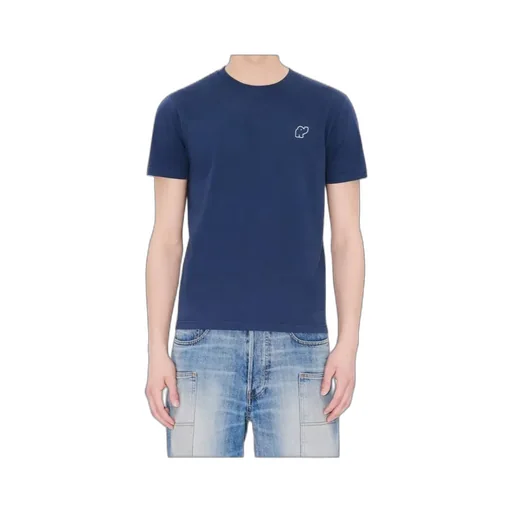 Elephant Logo Embroidered Slim T-Shirt