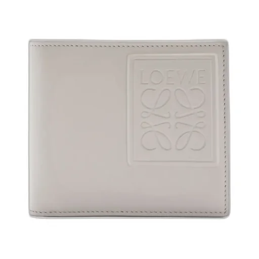 Bifold Coin Wallet In Satin Calfskin