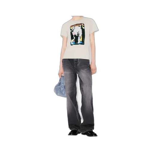 Elephant-Print Cotton Top