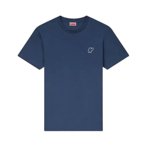 Elephant Logo Embroidered Slim T-Shirt