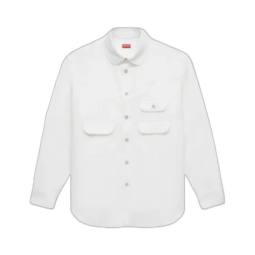 Workwear Overshirt In Textured Cotton