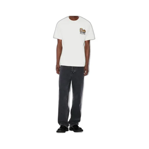 Happy Tiger Embroidered T-Shirt