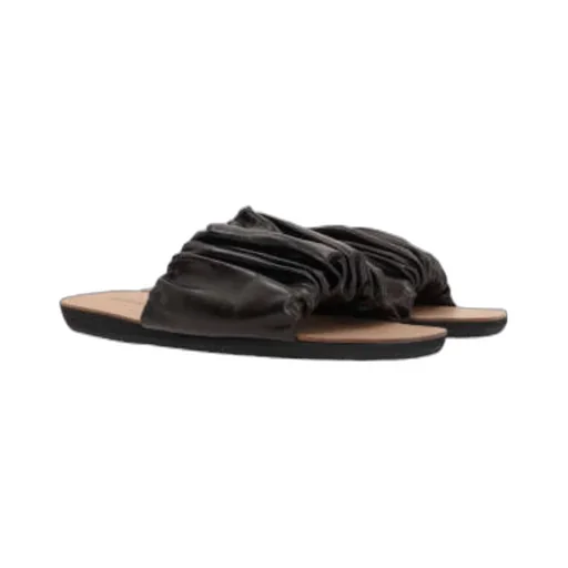 Gathered-Detailed Open-Toe Slides