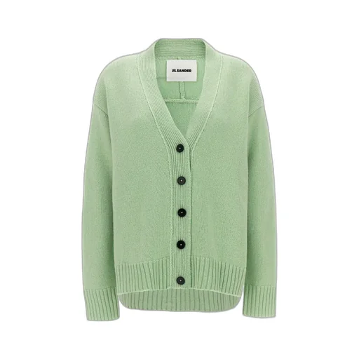 V-Neck Ribbed-Knit Cardigan