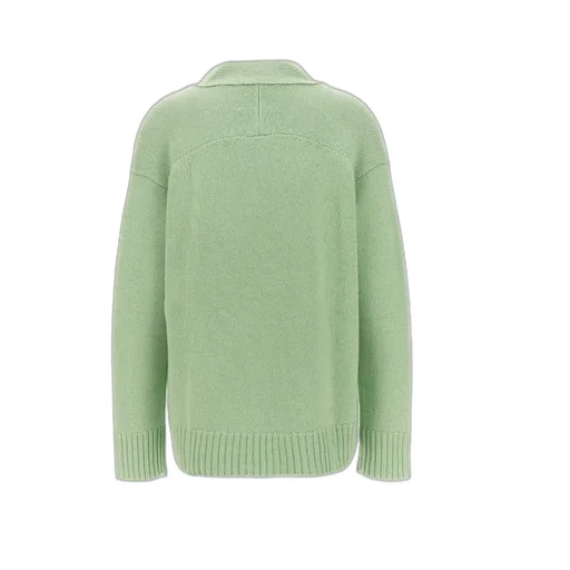 V-Neck Ribbed-Knit Cardigan
