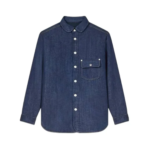 Padded Overshirt In Japanese Denim