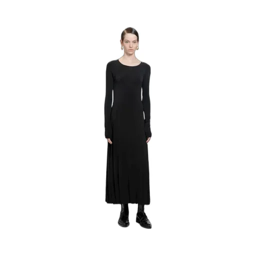 Open Back Flared Midi Dress