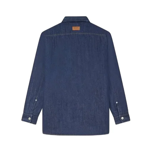 Padded Overshirt In Japanese Denim