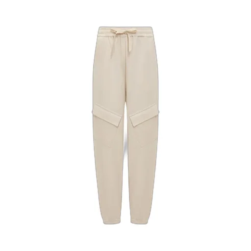 Logo Patch High Waist Pants