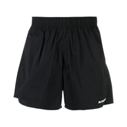 Logo-Printed Elasticated Waistband Swim Shorts