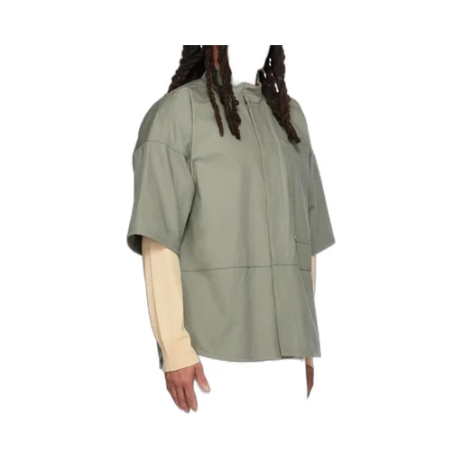 Stitched High-Necked Shirt