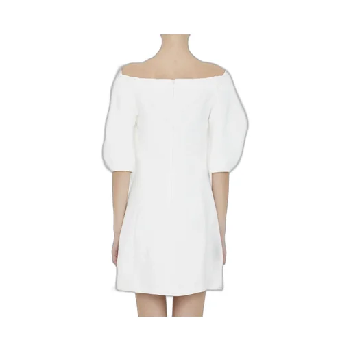 Ruched Short-Sleeved Mini Dress