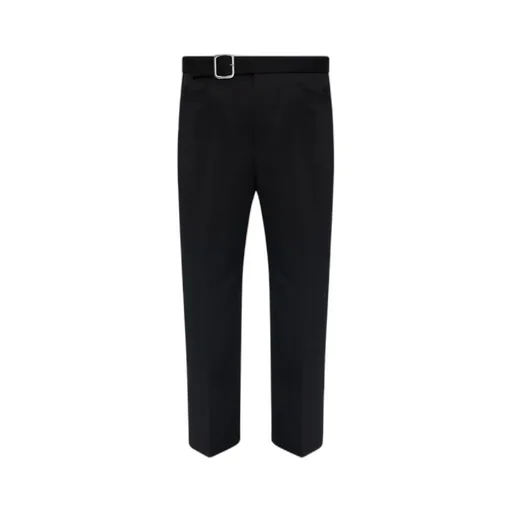 Belted Cropped Trousers
