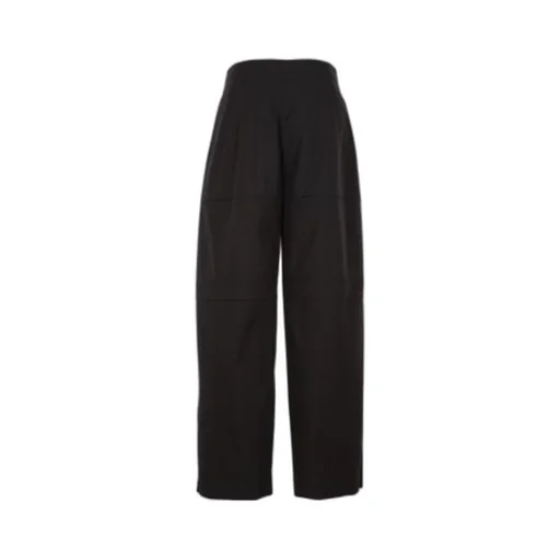 High Waist Straight Leg Trousers