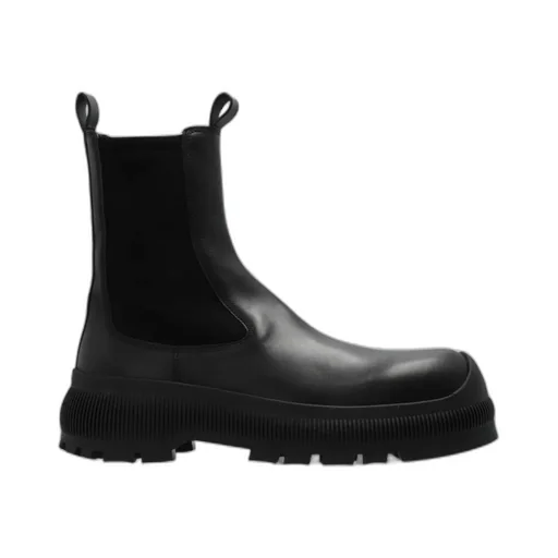 Round-Toe Chelsea Boots