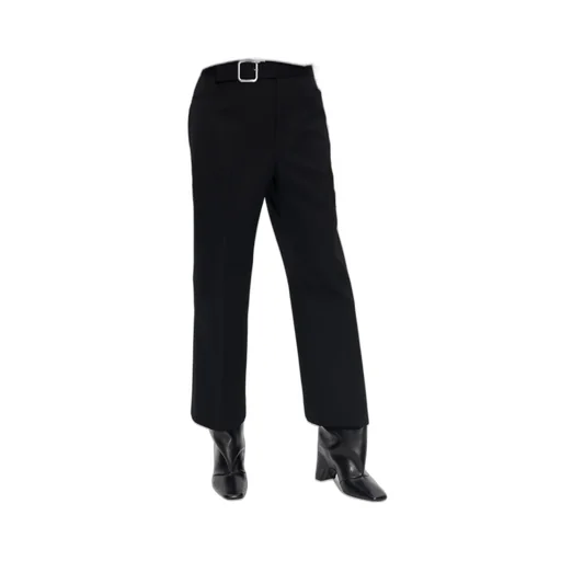Belted Cropped Trousers