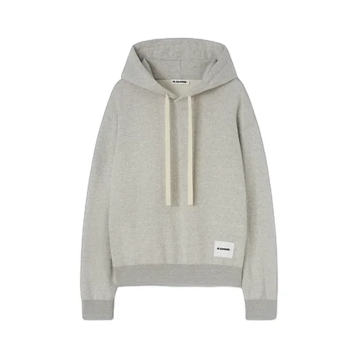 Logo-Patch Drawstring Hoodie