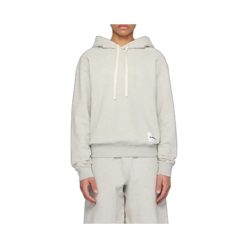 Logo-Patch Drawstring Hoodie