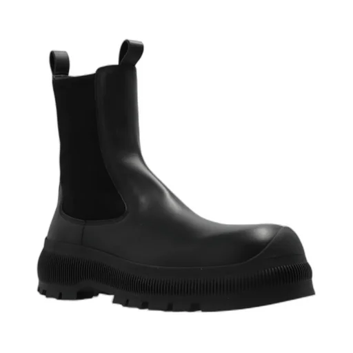 Round-Toe Chelsea Boots
