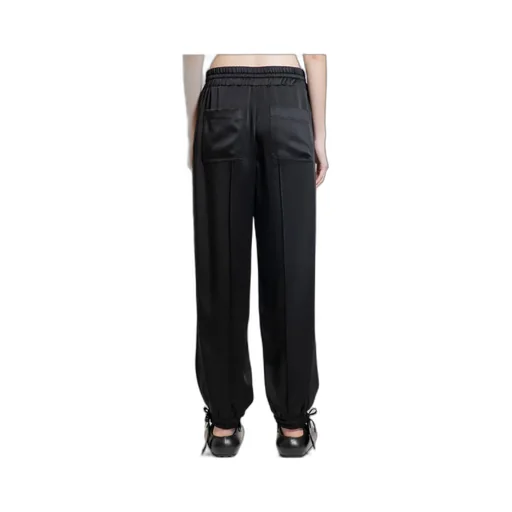 Mid-Rise Drawstring Trousers