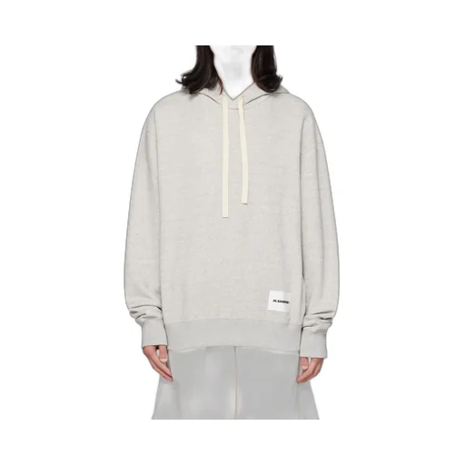 Logo-Patch Drawstring Hoodie