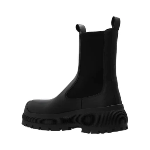 Round-Toe Chelsea Boots