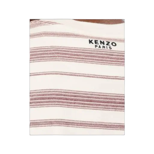 Boke Flower Striped Embroidered T-Shirt In Cotton