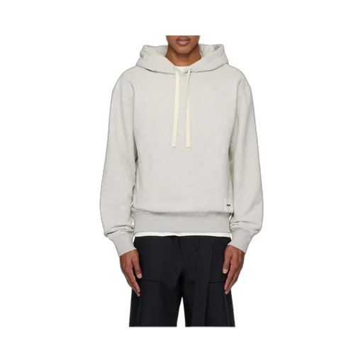 Logo-Patch Drawstring Hoodie