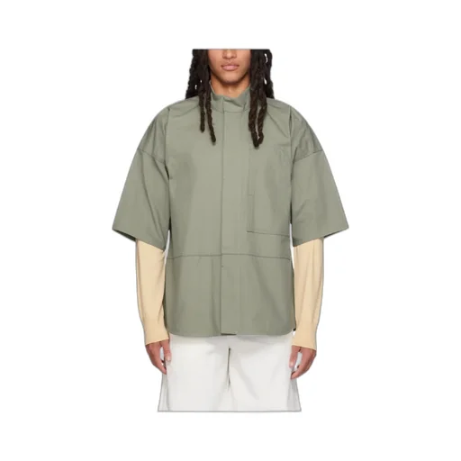Stitched High-Necked Shirt