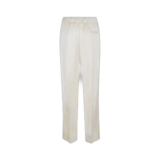 Side-Slit Detailed Straight-Leg Trousers