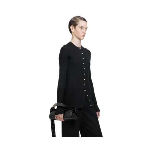 Buttoned Long-Sleeved Cardigan